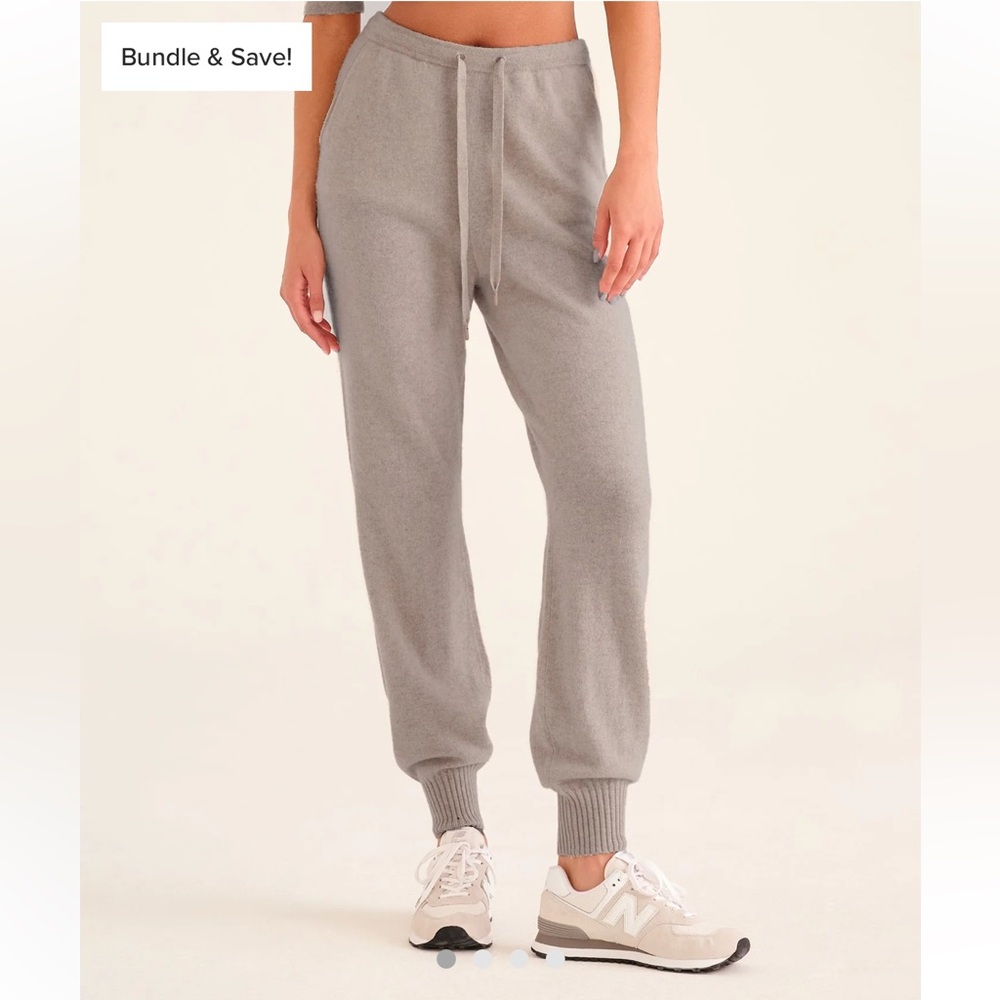 Naadam Off Duty Everyday Cashmere Jogger Pants Athleisure Set Cozy NWOT